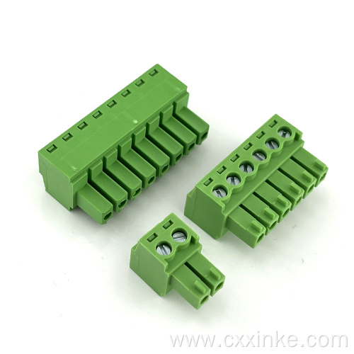 3.81mm pitch plug-in PCB male and female terminals